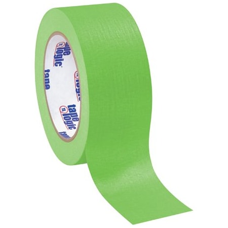 Tape Logic 2'' x 60 yds. Light Green Tape Logic Masking Tape, 12PK T93700312PKA